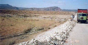 The 'moonscape' north of Mekelle
