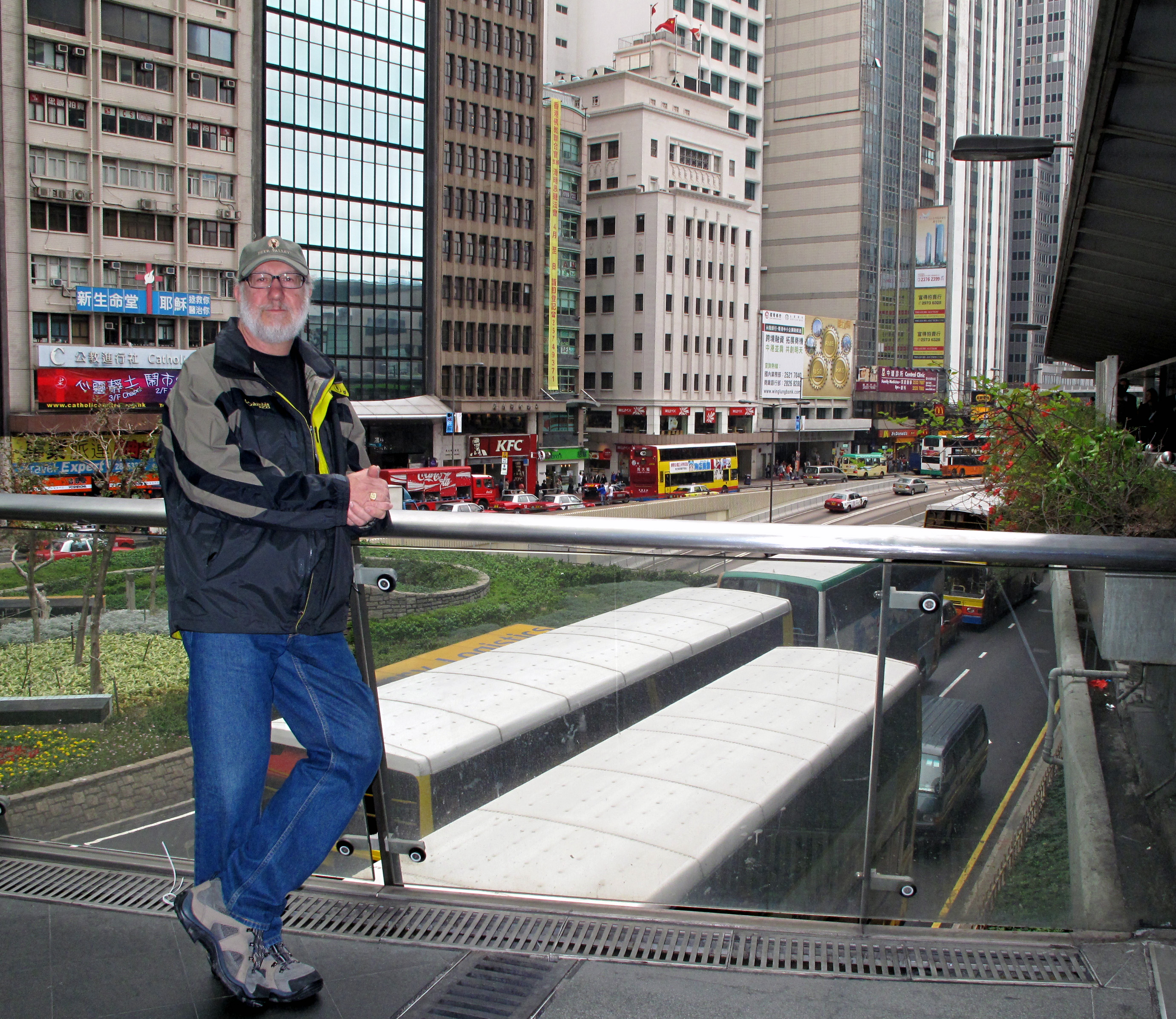 Judy's pic of me in Hong Kong