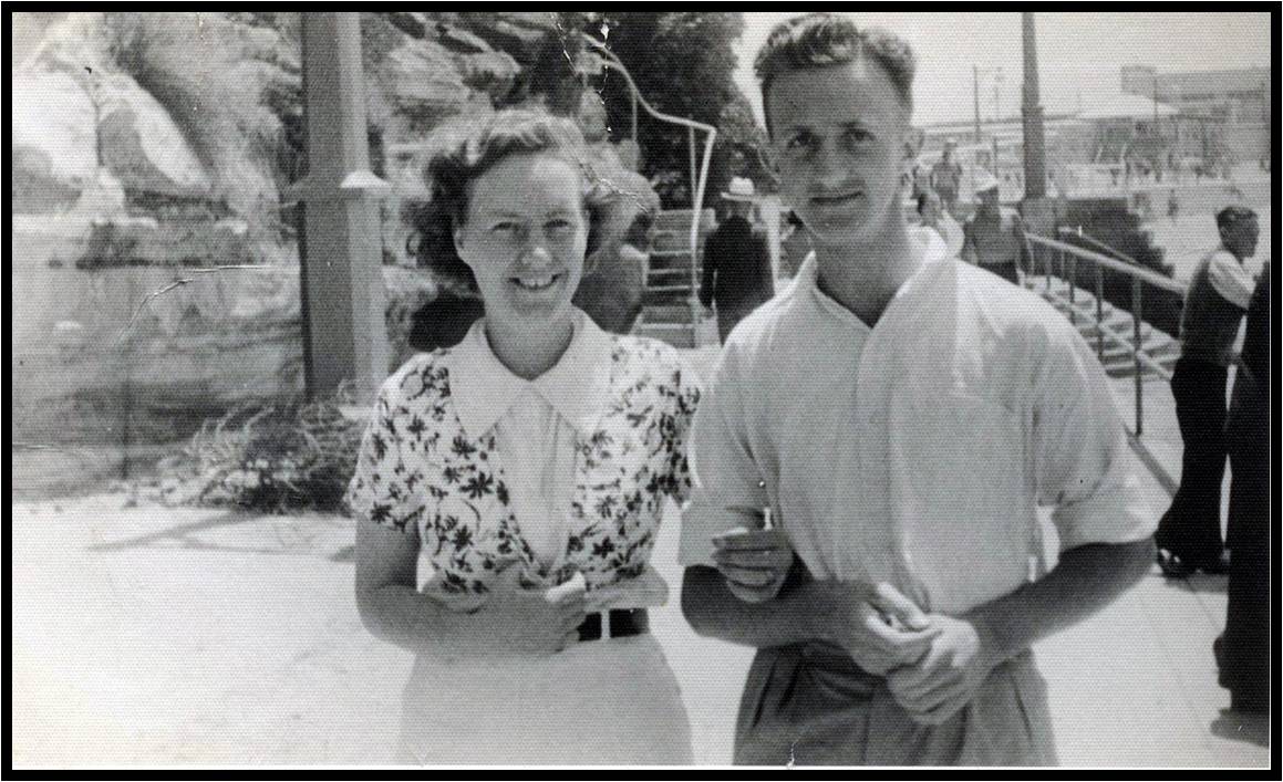 With Jack in Manly 1942
